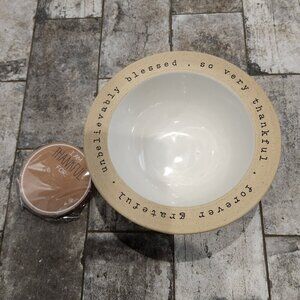 Mud Pie "The Thankful Bowl", NWOT